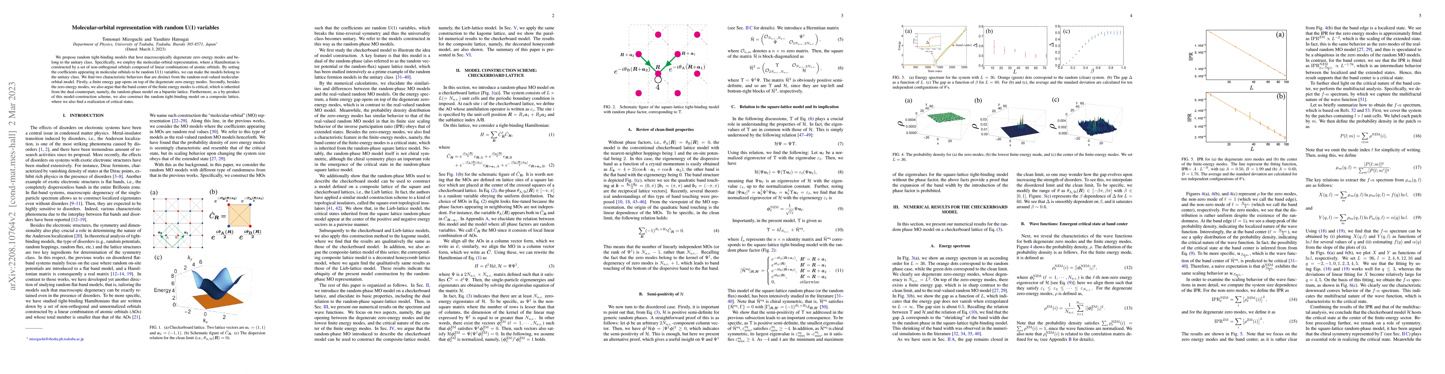 Thumbnail for Molecular-orbital representation with random U(1) variables