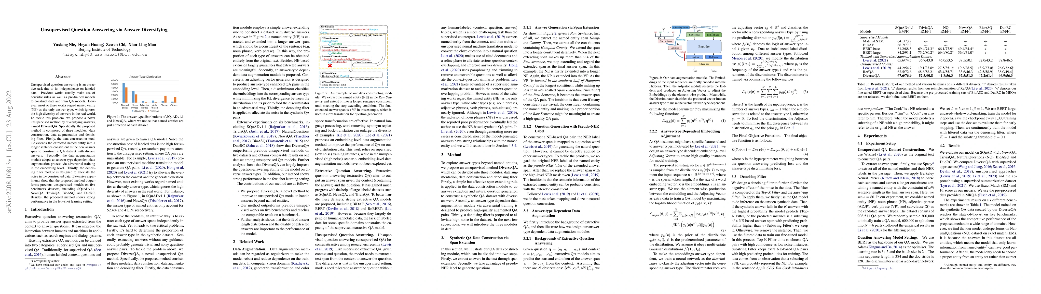 Thumbnail for Unsupervised Question Answering via Answer Diversifying