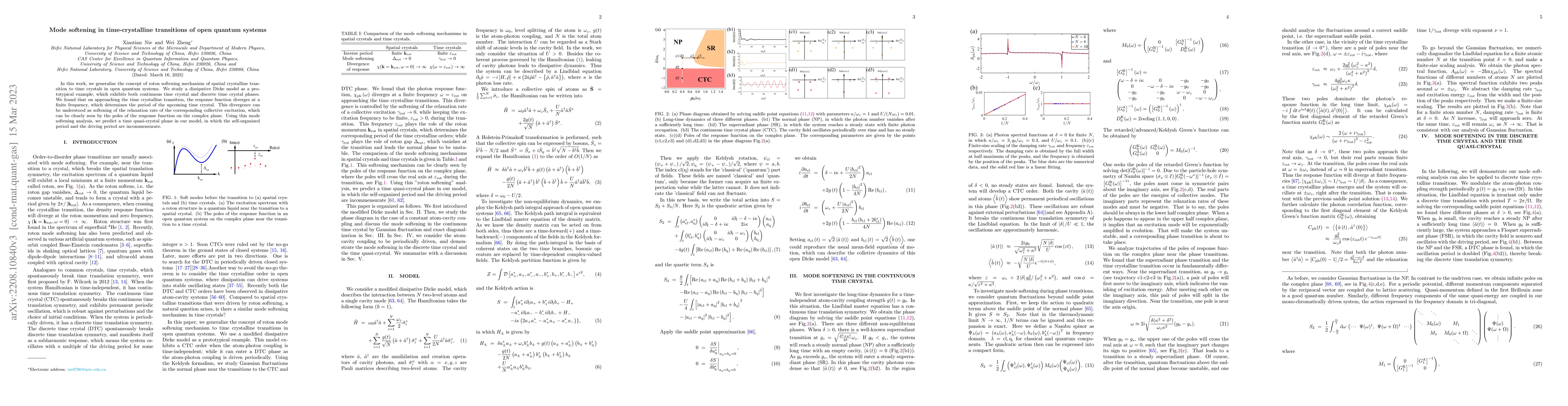 Thumbnail for Mode softening in time-crystalline transitions of open quantum systems