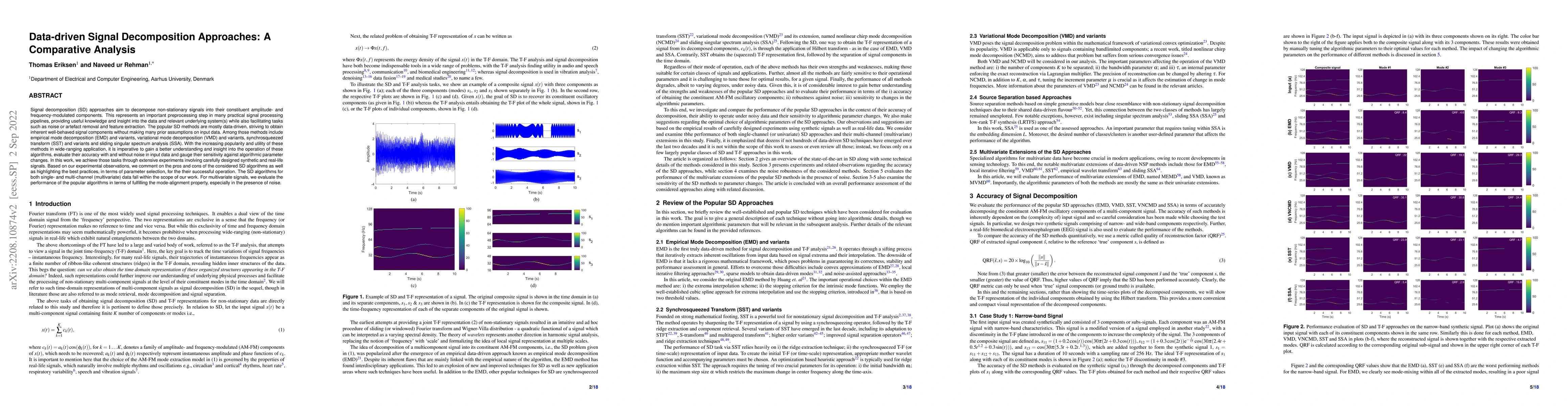 Thumbnail for Data-driven Signal Decomposition Approaches: A Comparative Analysis