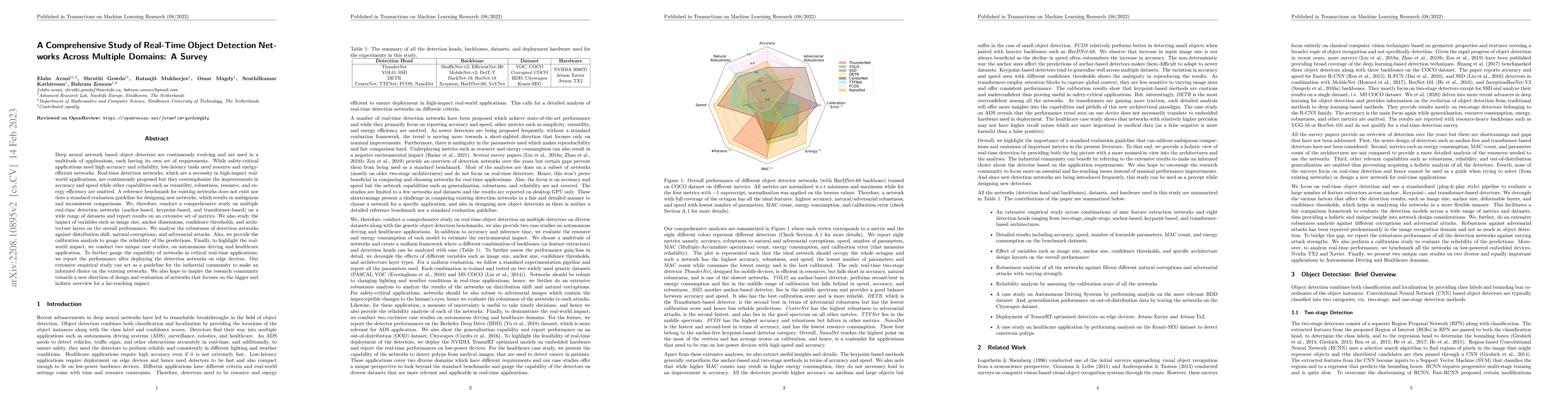 Thumbnail for A Comprehensive Study of Real-Time Object Detection Networks Across
  Multiple Domains: A Survey