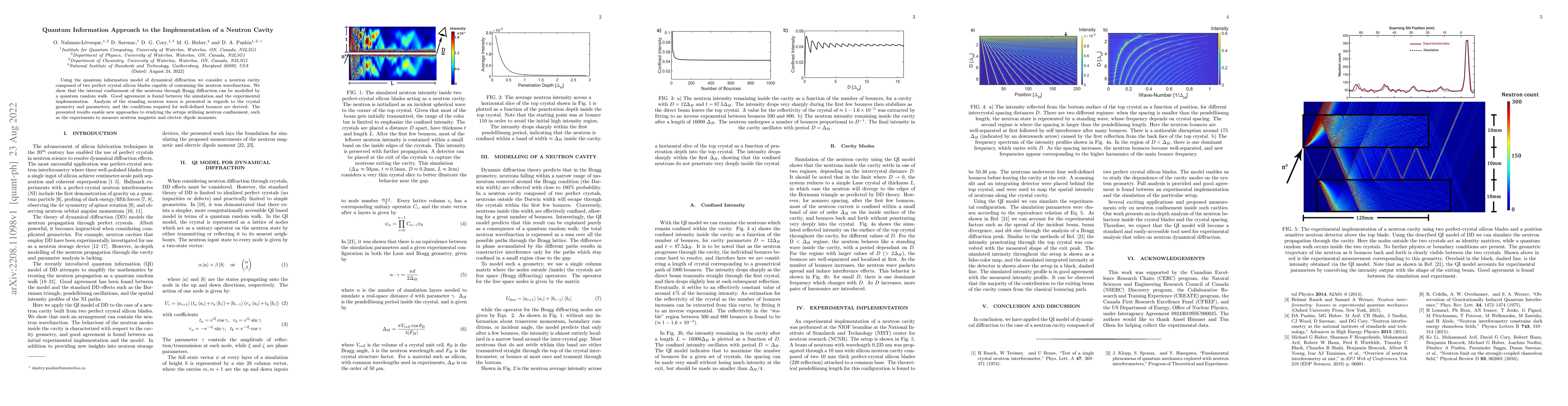 Thumbnail for Quantum Information Approach to the Implementation of a Neutron Cavity
