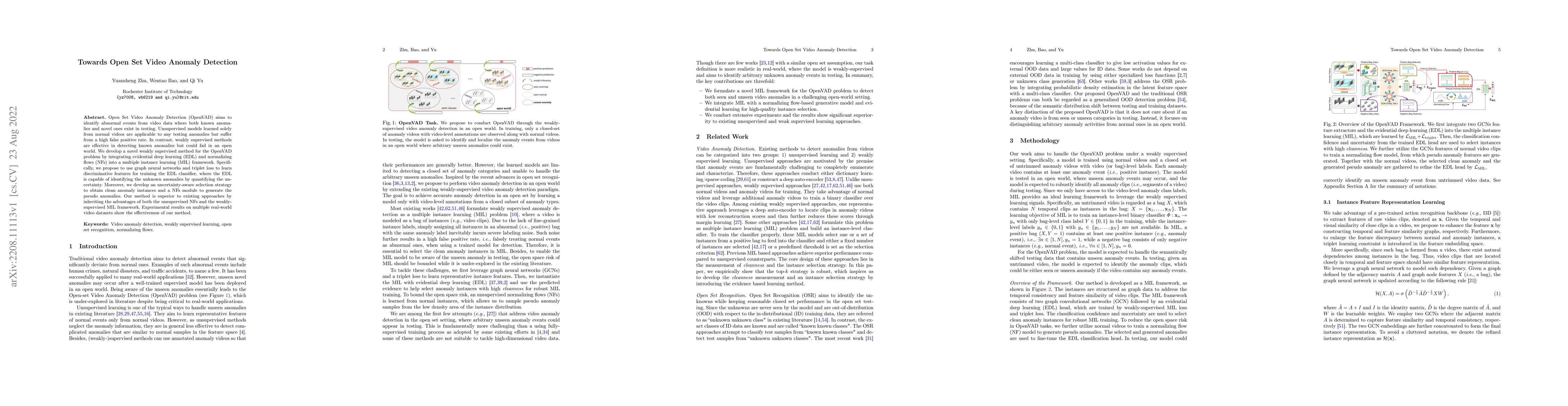 Thumbnail for Towards Open Set Video Anomaly Detection
