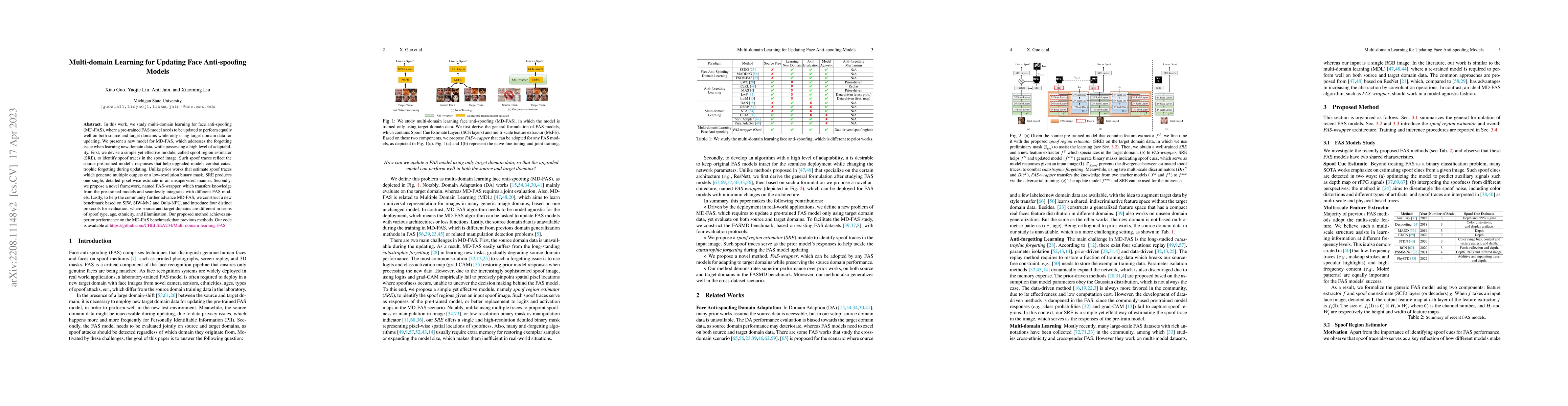 Thumbnail for Multi-domain Learning for Updating Face Anti-spoofing Models