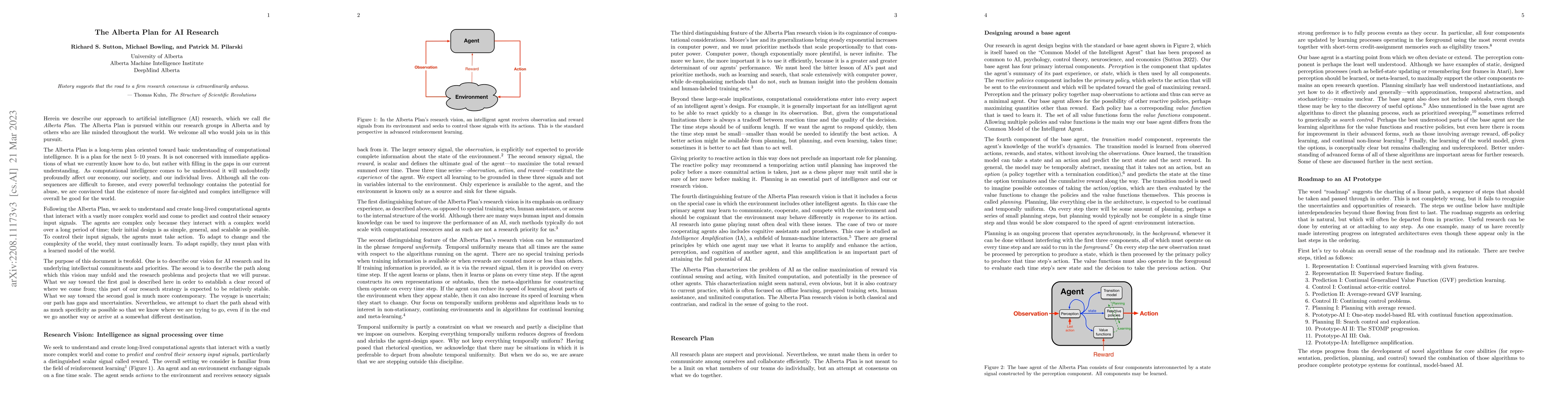 Thumbnail for The Alberta Plan for AI Research
