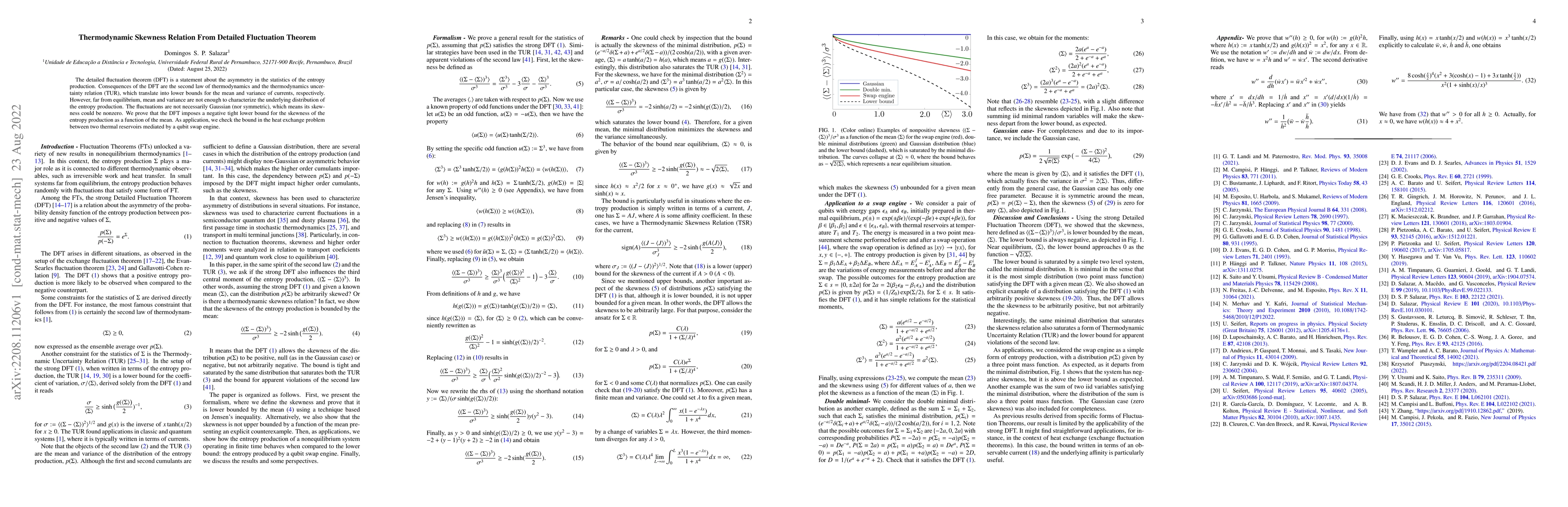 Thumbnail for Thermodynamic Skewness Relation From Detailed Fluctuation Theorem