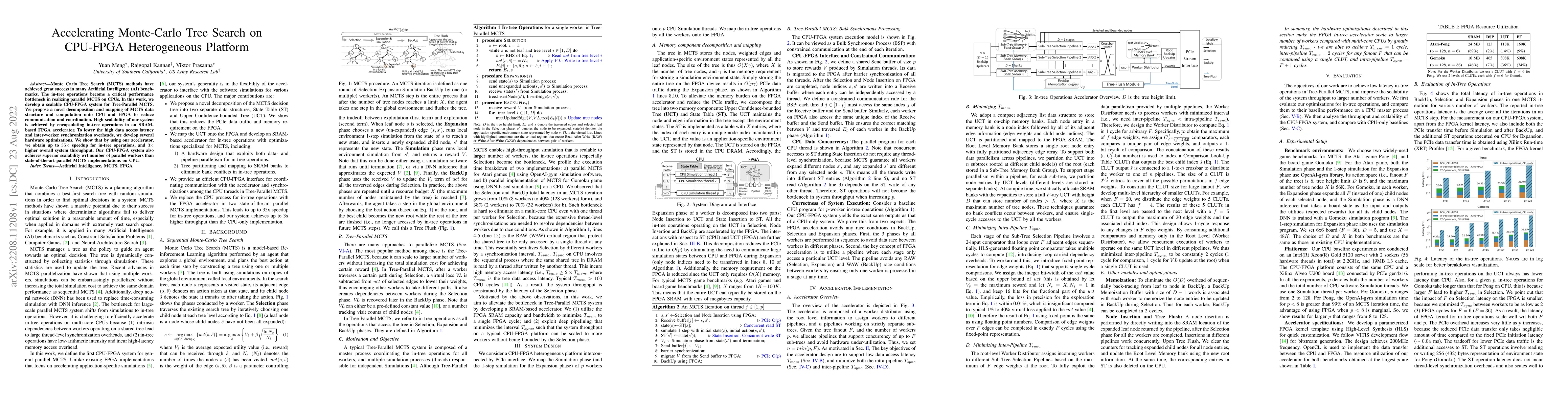 Thumbnail for Accelerating Monte-Carlo Tree Search on CPU-FPGA Heterogeneous Platform