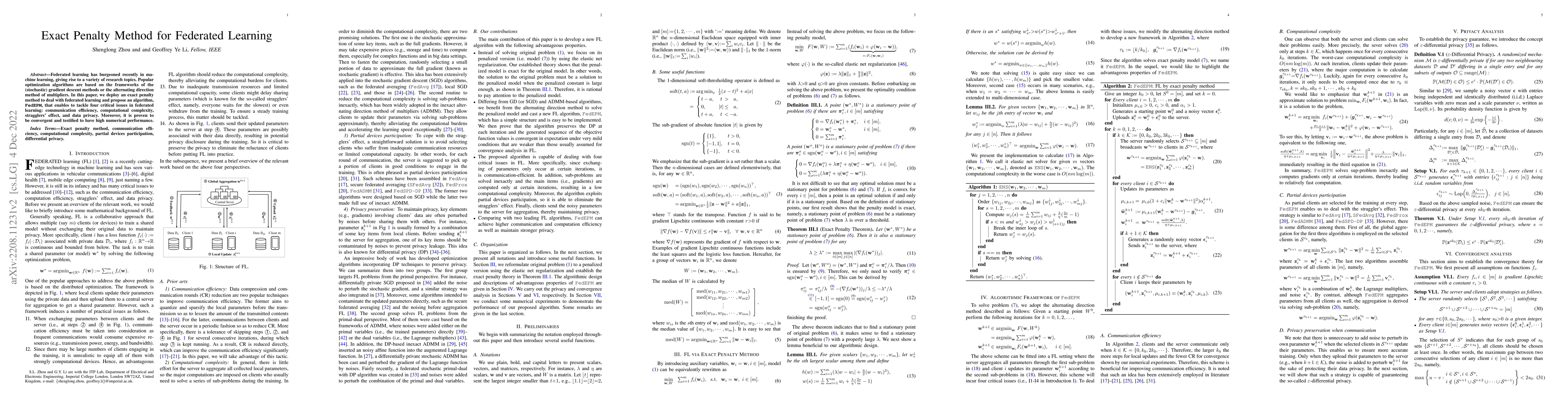 Thumbnail for Exact Penalty Method for Federated Learning
