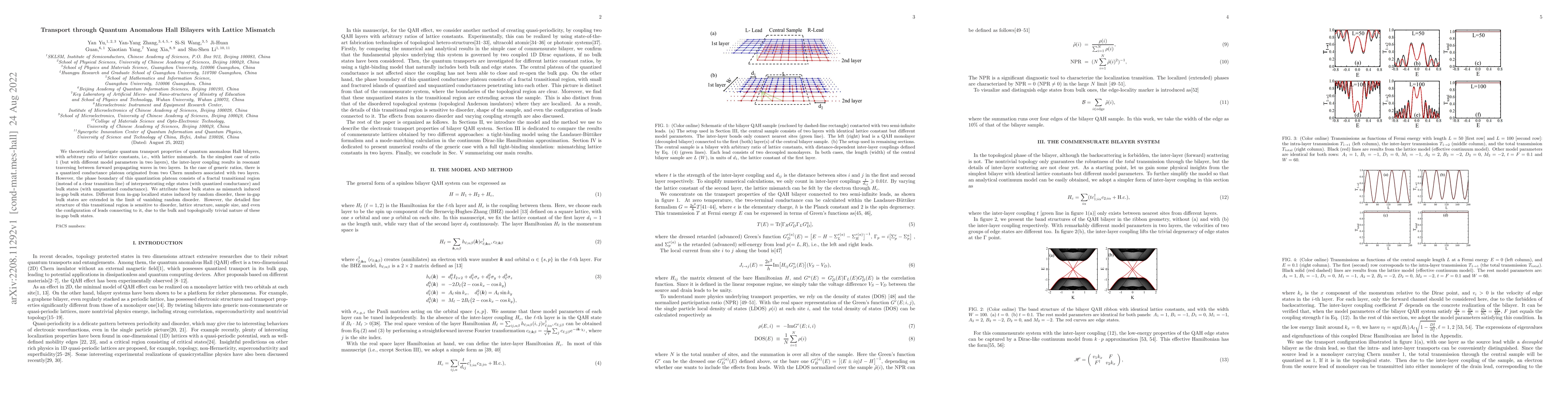 Thumbnail for Transport through Quantum Anomalous Hall Bilayers with Lattice Mismatch