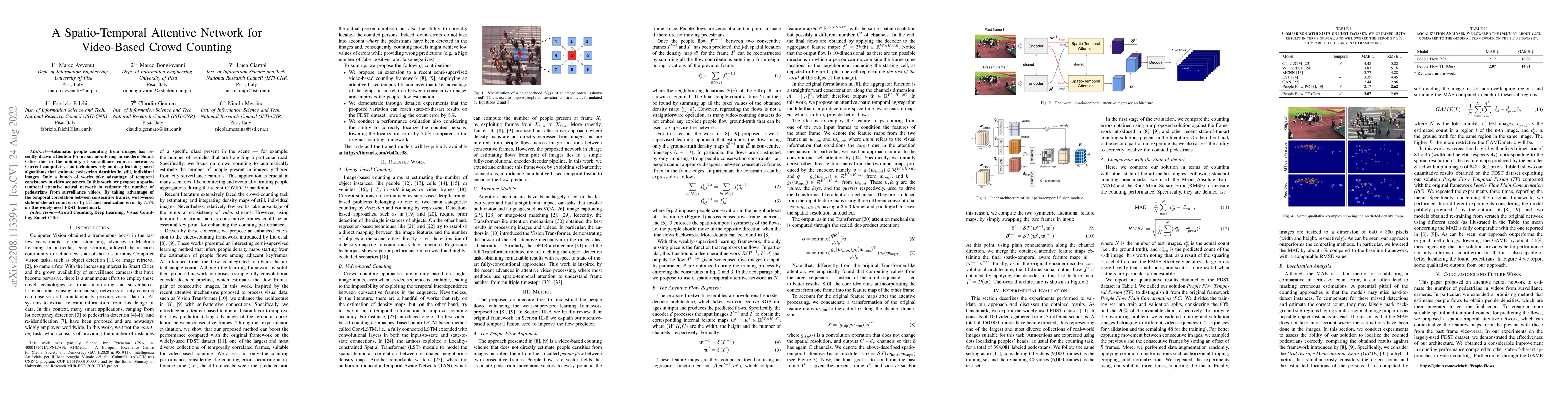 Thumbnail for A Spatio-Temporal Attentive Network for Video-Based Crowd Counting