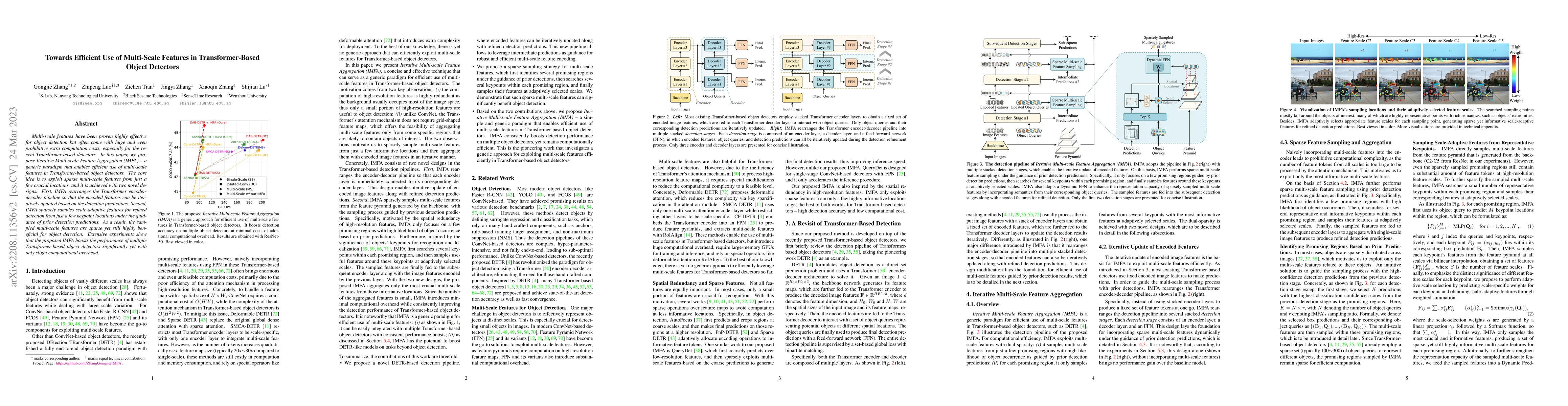 Thumbnail for Towards Efficient Use of Multi-Scale Features in Transformer-Based
  Object Detectors