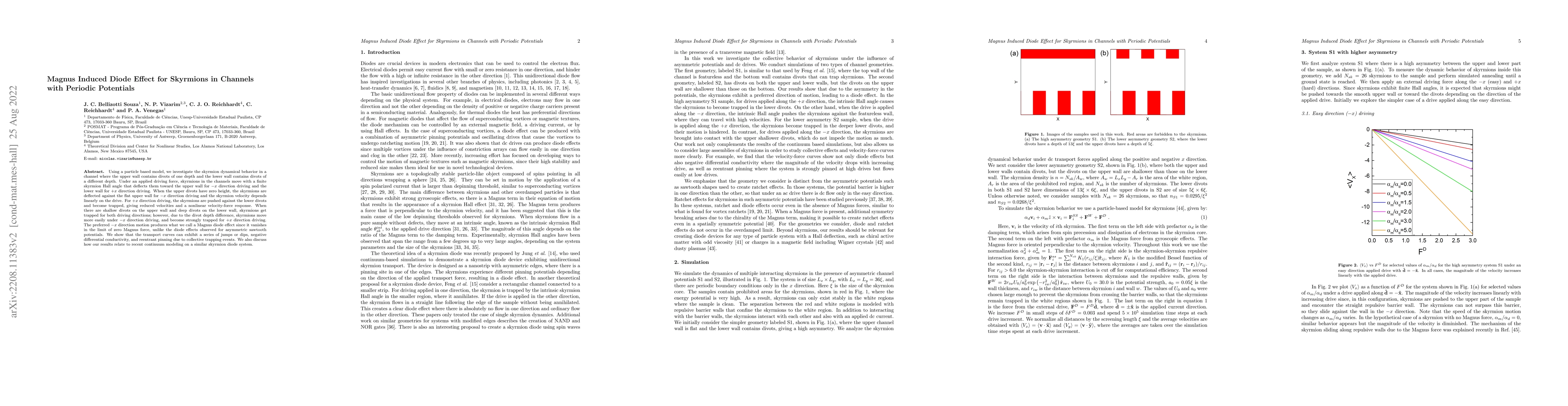 Thumbnail for Magnus Induced Diode Effect for Skyrmions in Channels with Periodic
  Potentials