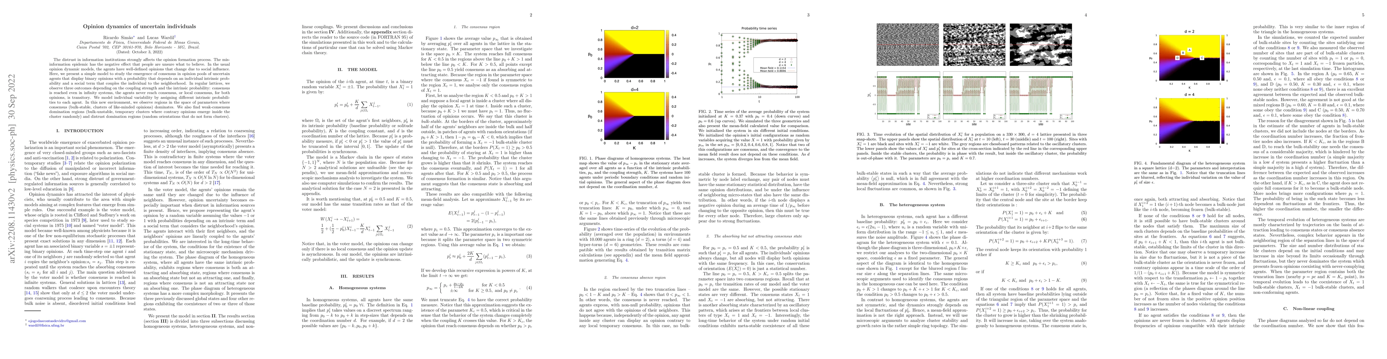 Thumbnail for On the synchronization of coupled random walks and applications to
  social systems
