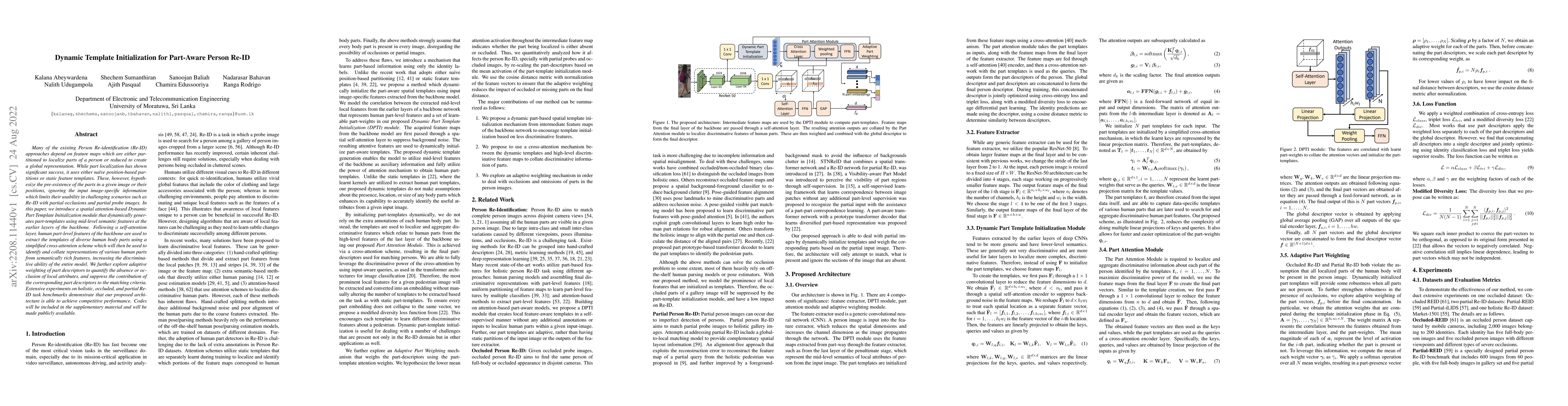 Thumbnail for Dynamic Template Initialization for Part-Aware Person Re-ID