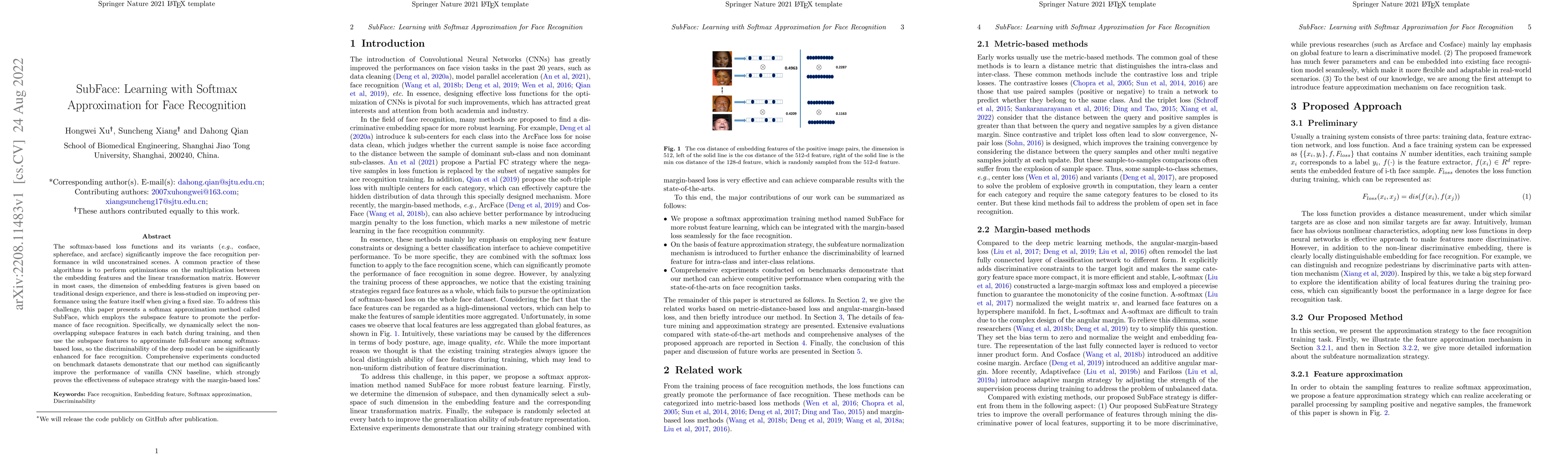 Thumbnail for SubFace: Learning with Softmax Approximation for Face Recognition