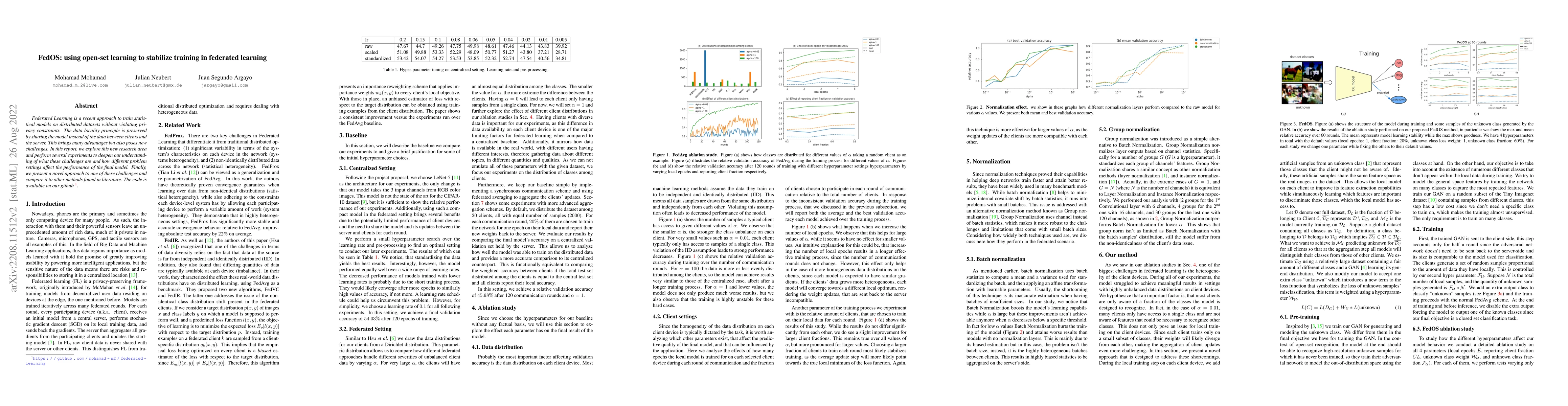 Thumbnail for FedOS: using open-set learning to stabilize training in federated
  learning