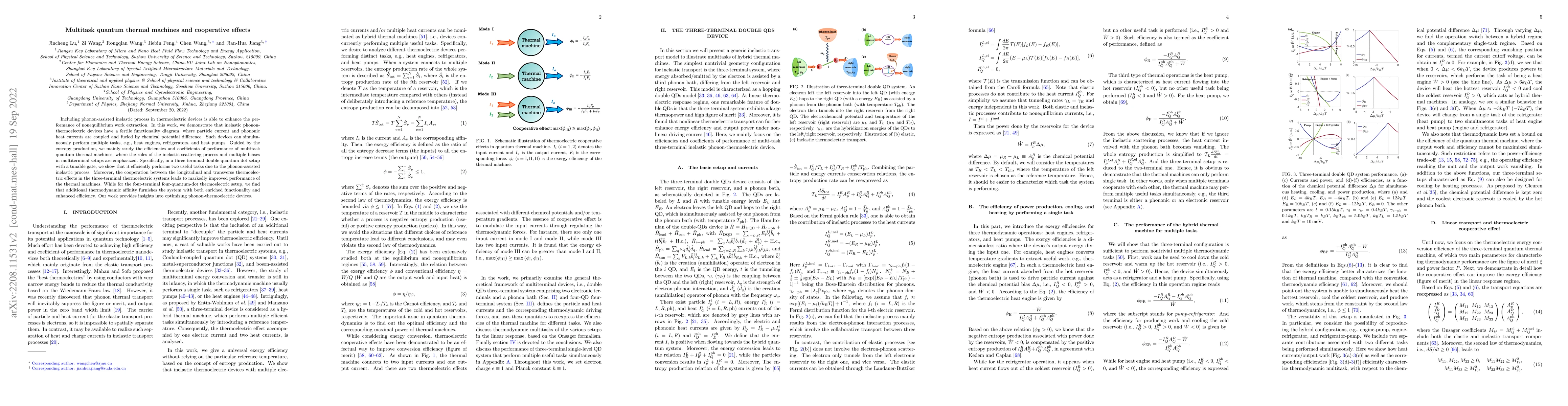 Thumbnail for Multitask quantum thermal machines and cooperative effects