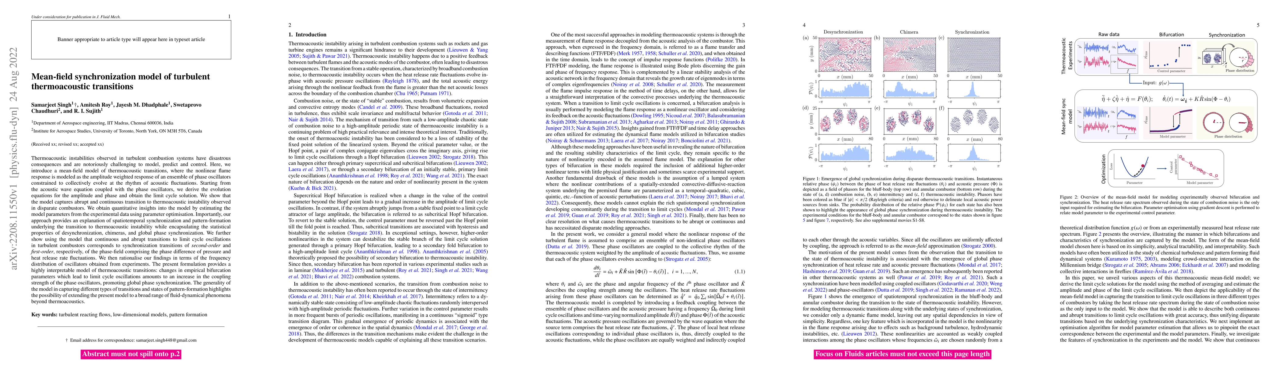 Thumbnail for Mean-field synchronization model of turbulent thermoacoustic transitions