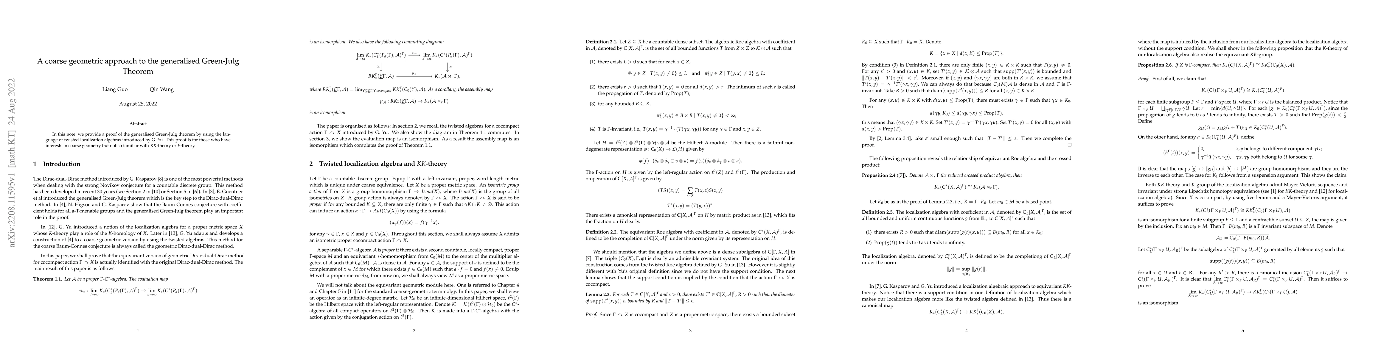 Thumbnail for A coarse geometric approach to the generalised Green-Julg Theorem