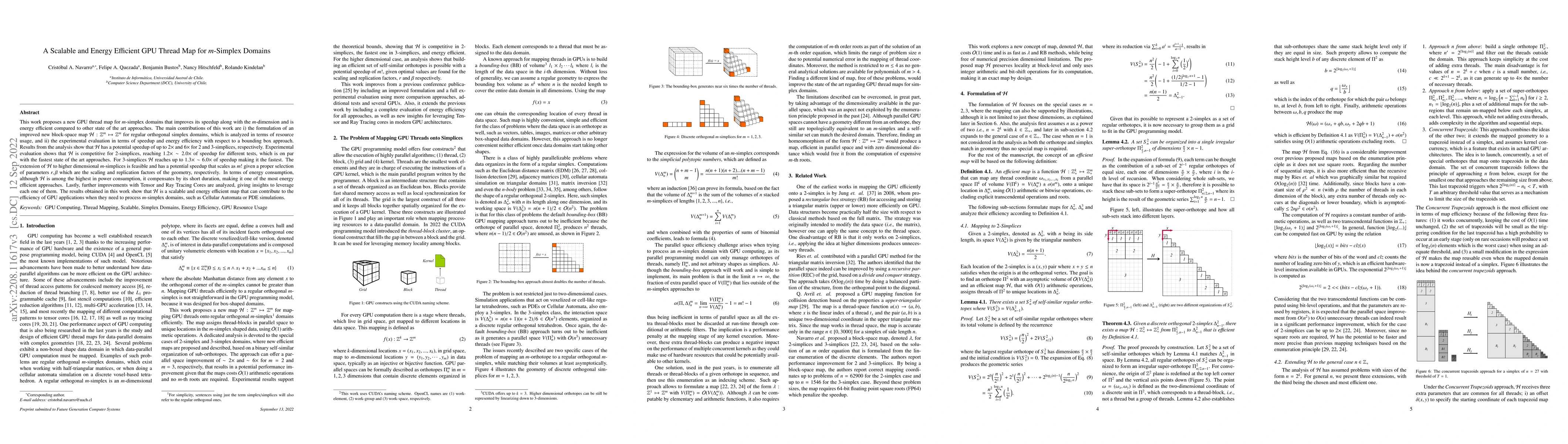 Thumbnail for A Scalable and Energy Efficient GPU Thread Map for m-Simplex Domains
