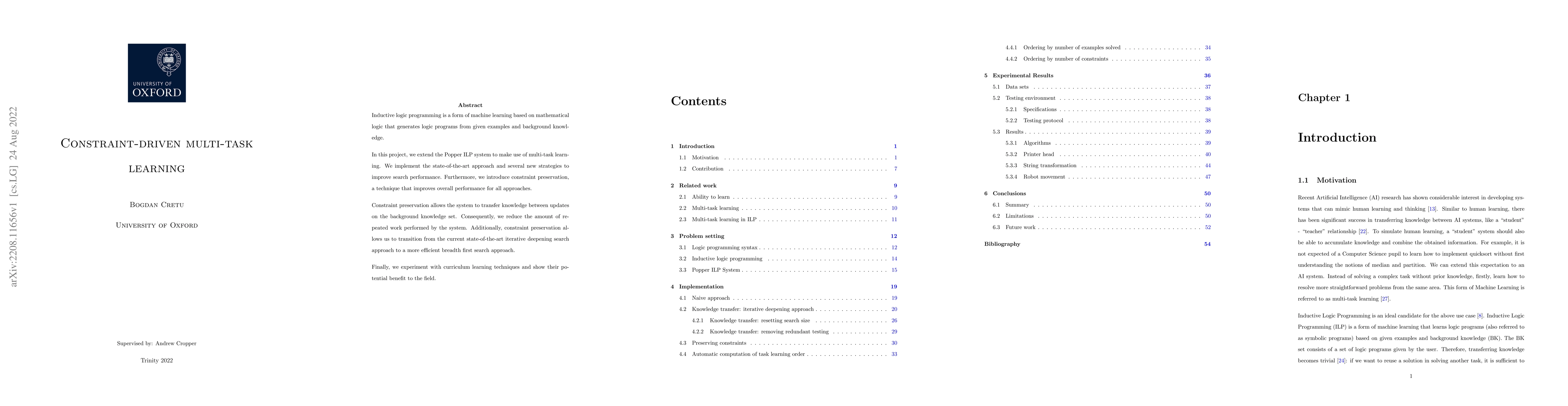 Thumbnail for Constraint-driven multi-task learning