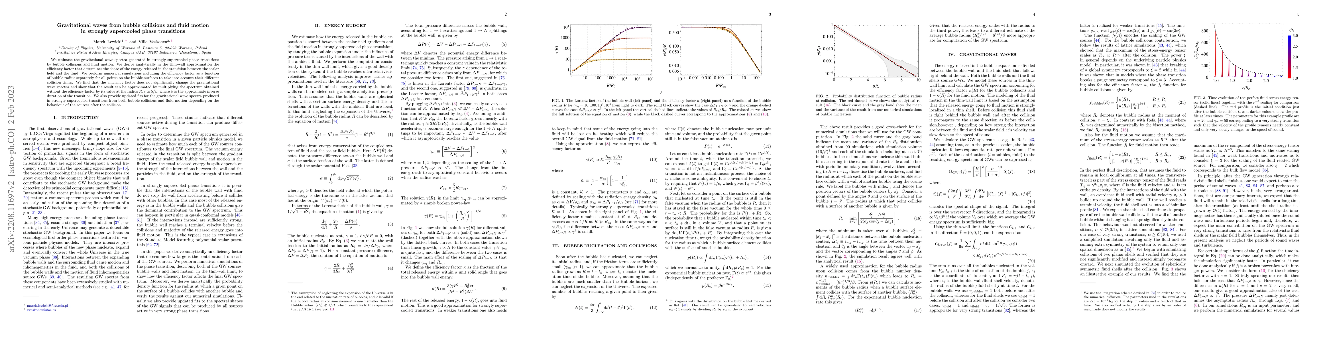 Thumbnail for Gravitational waves from bubble collisions and fluid motion in strongly
  supercooled phase transitions