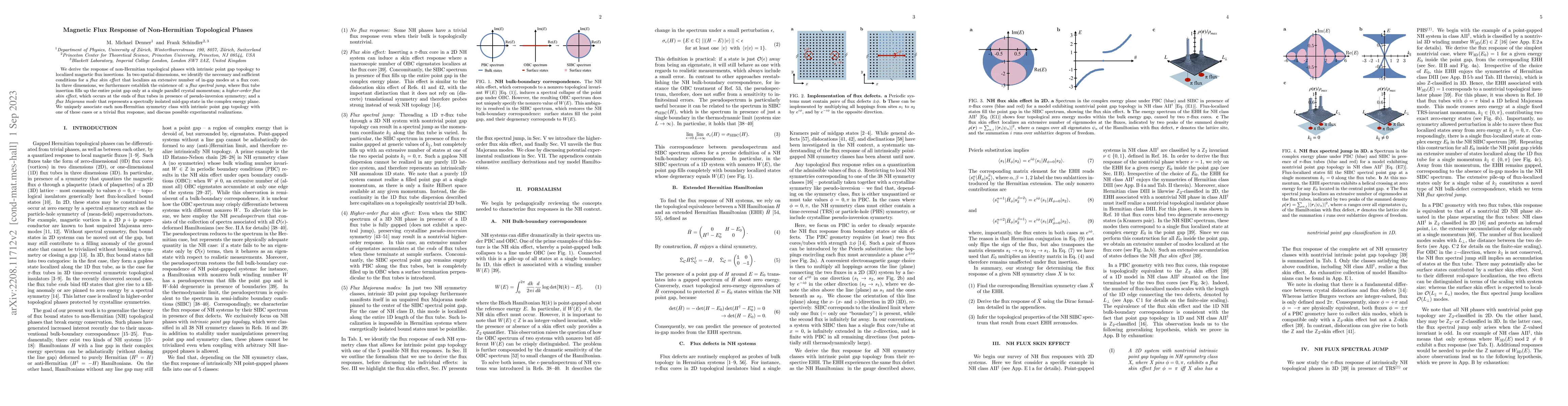 Thumbnail for Magnetic Flux Response of Non-Hermitian Topological Phases