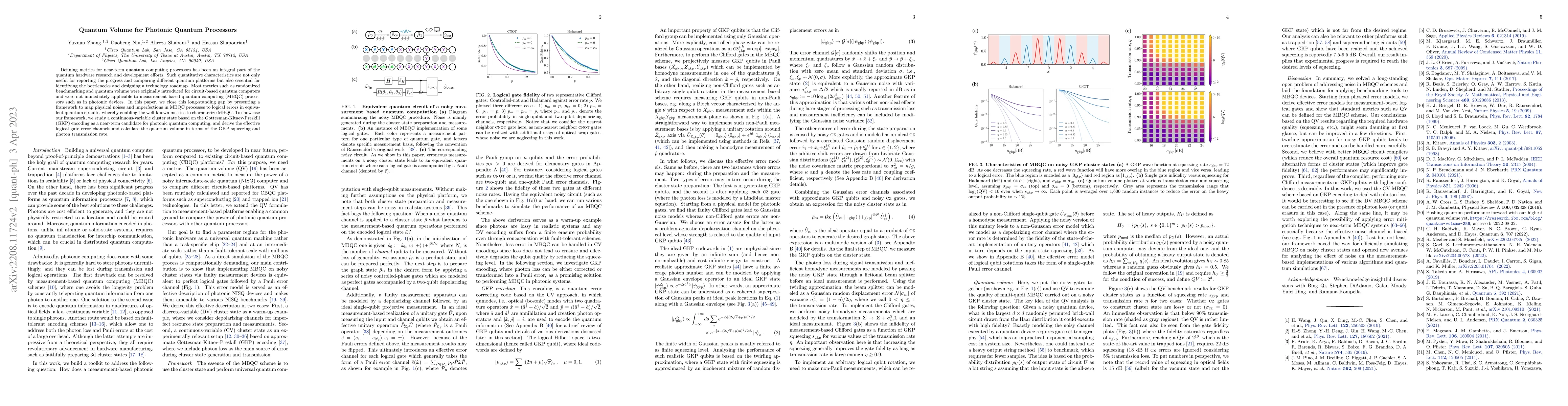 Thumbnail for Quantum Volume for Photonic Quantum Processors
