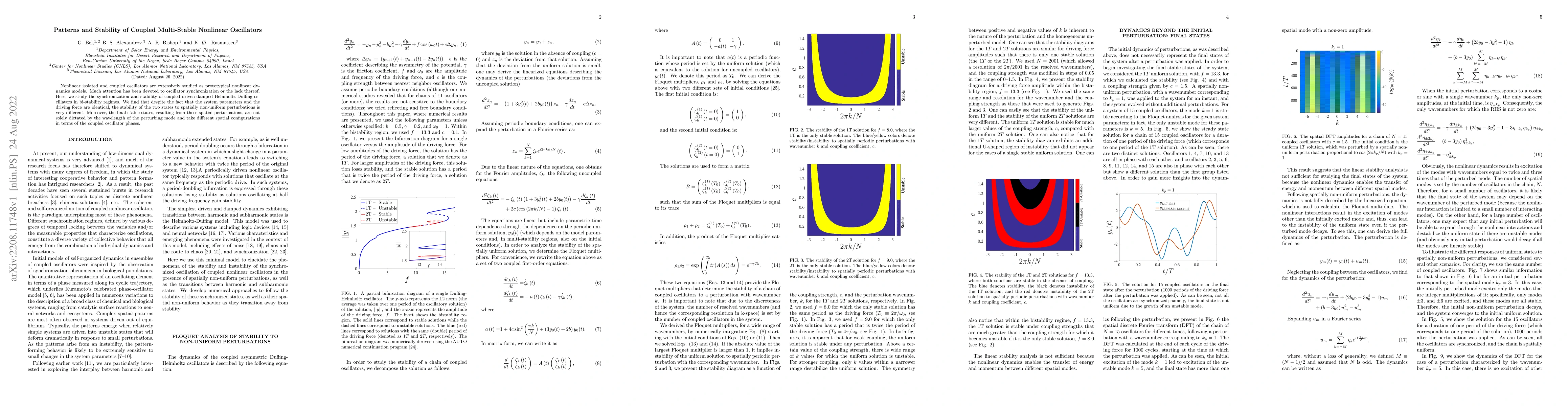 Thumbnail for Patterns and Stability of Coupled Multi-Stable Nonlinear Oscillators
