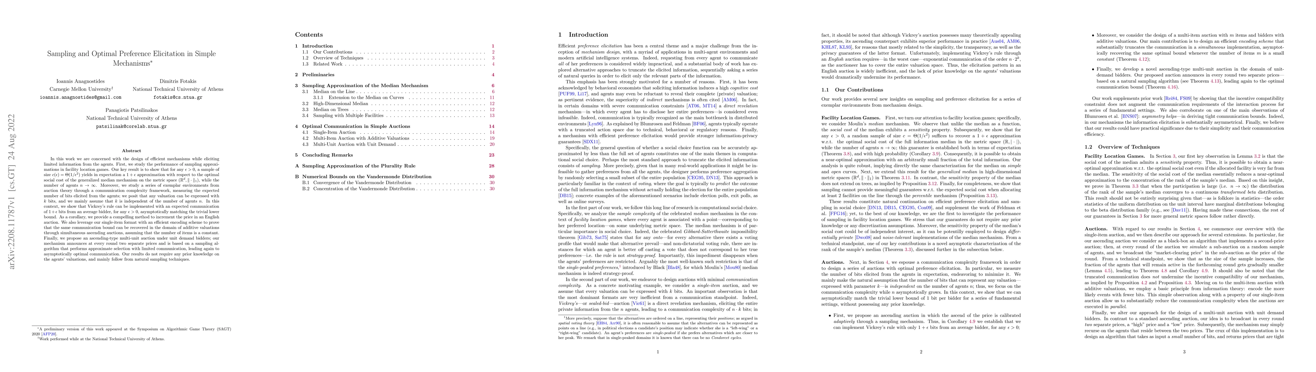 Thumbnail for Sampling and Optimal Preference Elicitation in Simple Mechanisms