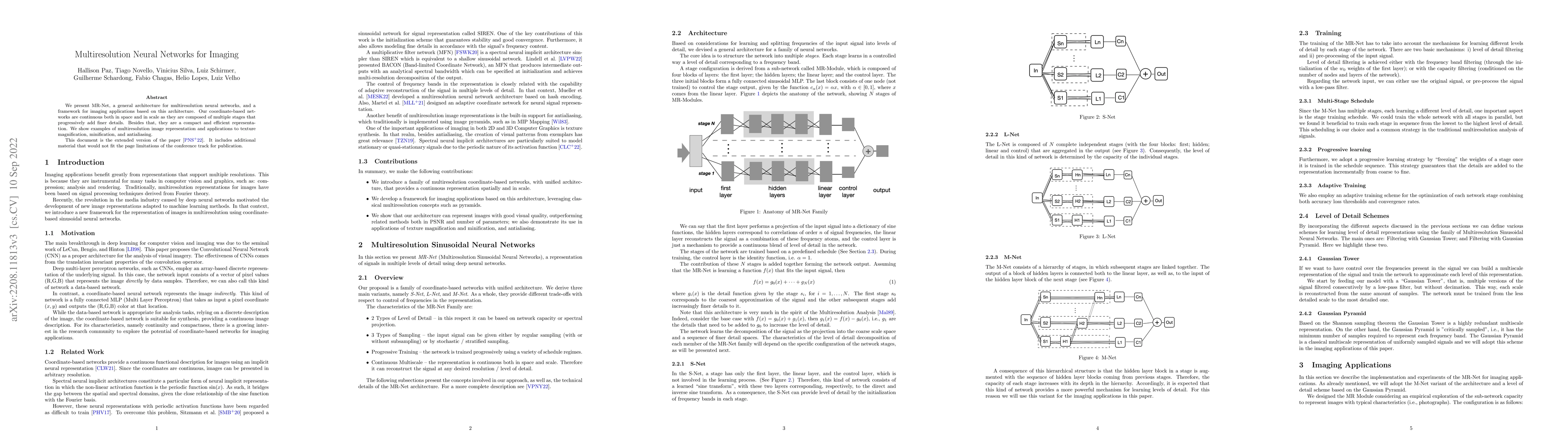 Thumbnail for Multiresolution Neural Networks for Imaging