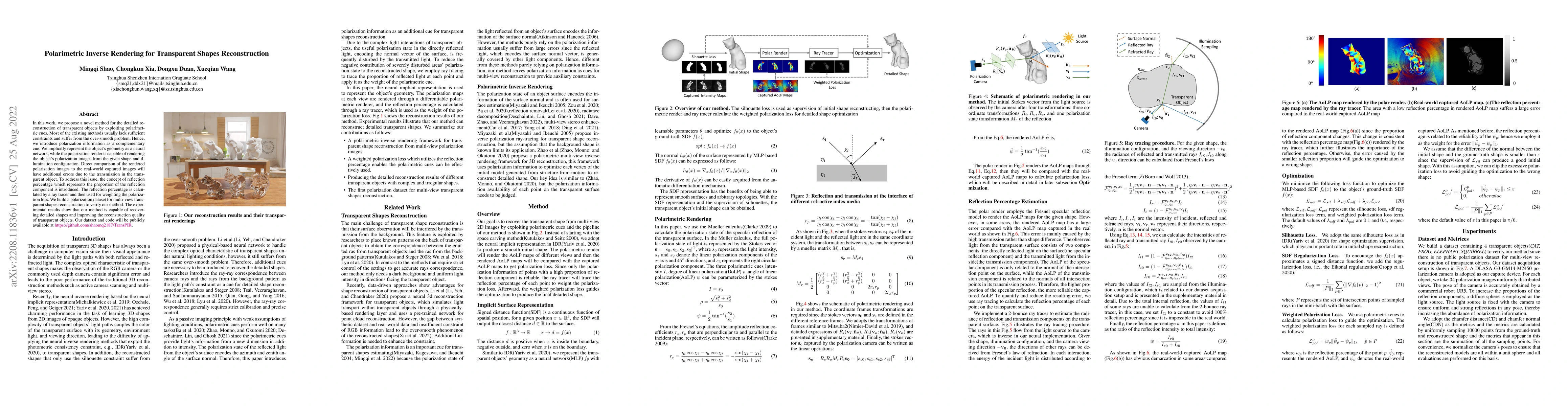 Thumbnail for Polarimetric Inverse Rendering for Transparent Shapes Reconstruction