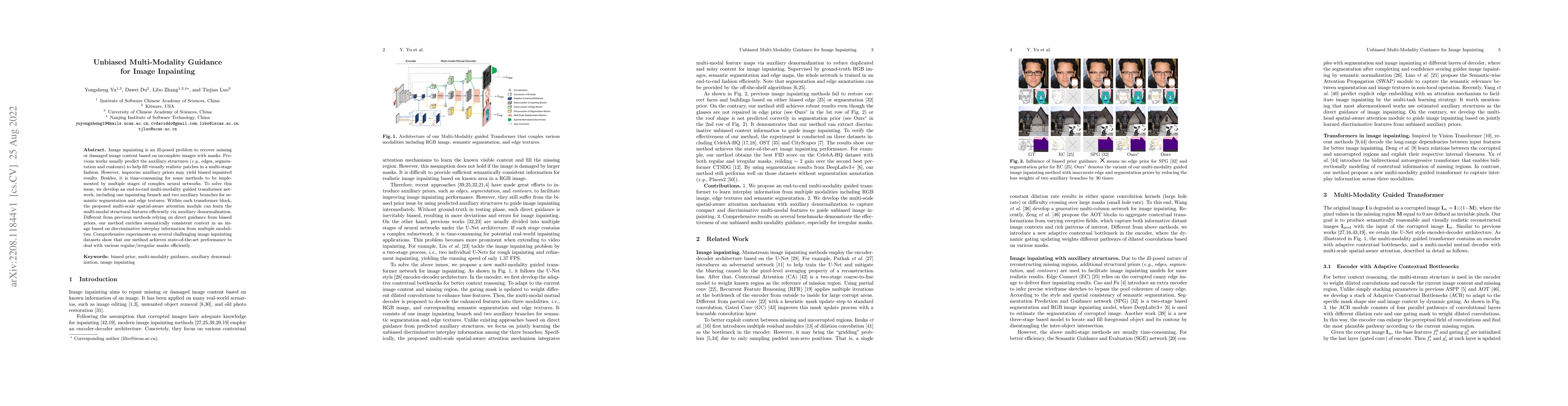 Thumbnail for Unbiased Multi-Modality Guidance for Image Inpainting
