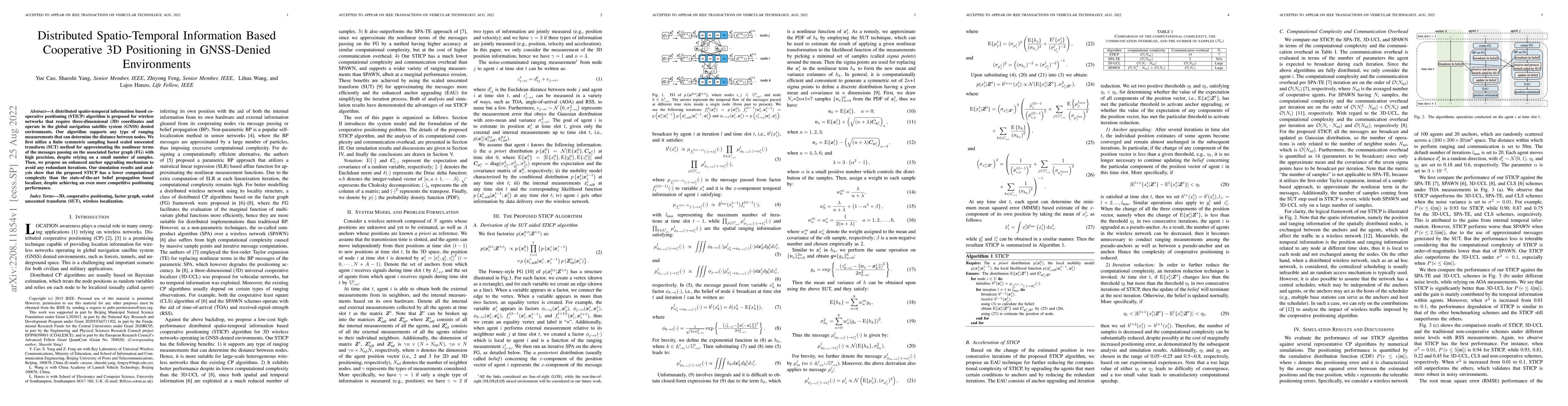 Thumbnail for Distributed Spatio-Temporal Information Based Cooperative 3D Positioning
  in GNSS-Denied Environments