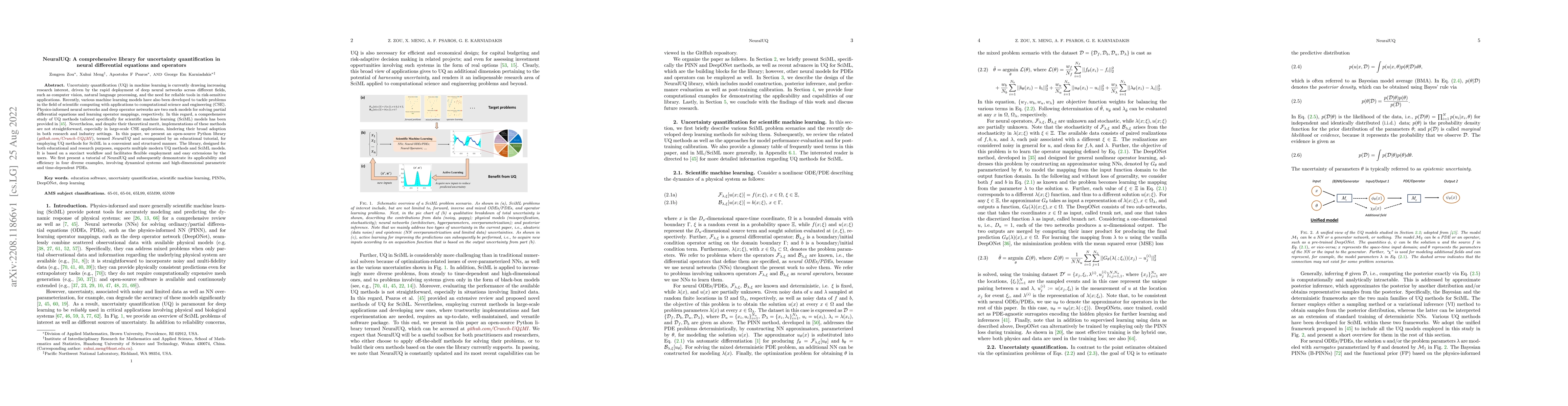 Thumbnail for NeuralUQ: A comprehensive library for uncertainty quantification in
  neural differential equations and operators