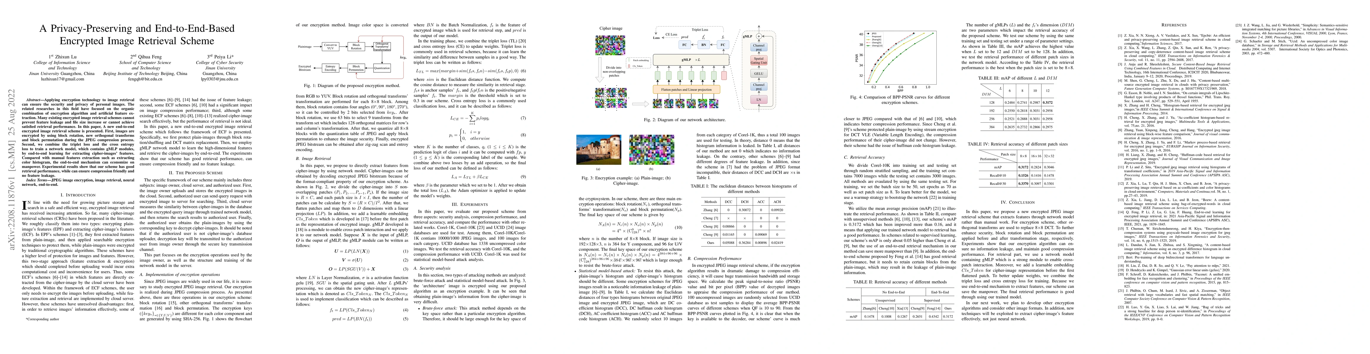 Thumbnail for A Privacy-Preserving and End-to-End-Based Encrypted Image Retrieval
  Scheme