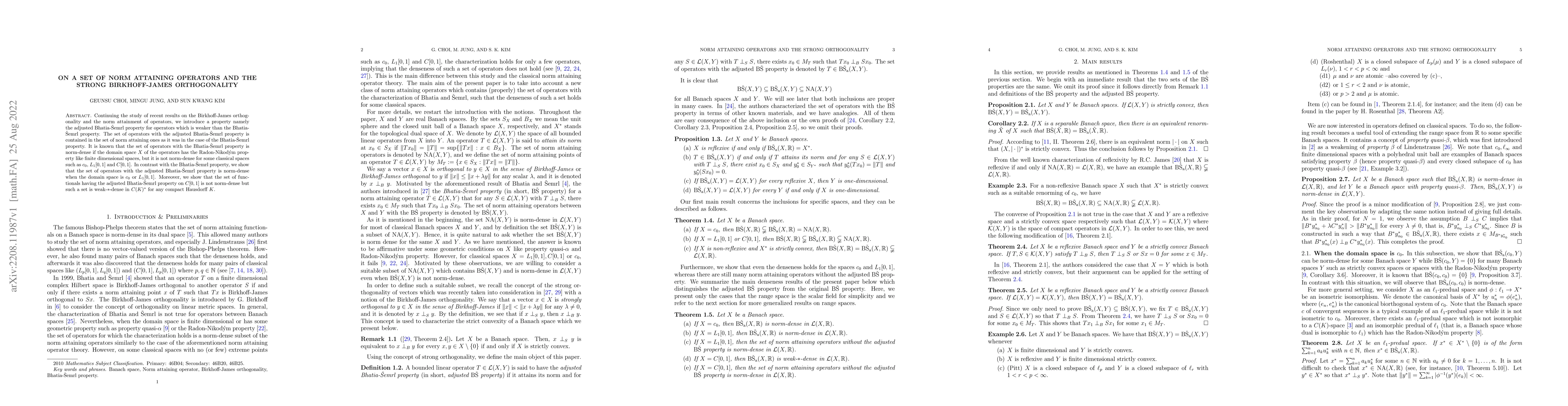 Thumbnail for On a set of norm attaining operators and the strong Birkhoff-James
  orthogonality