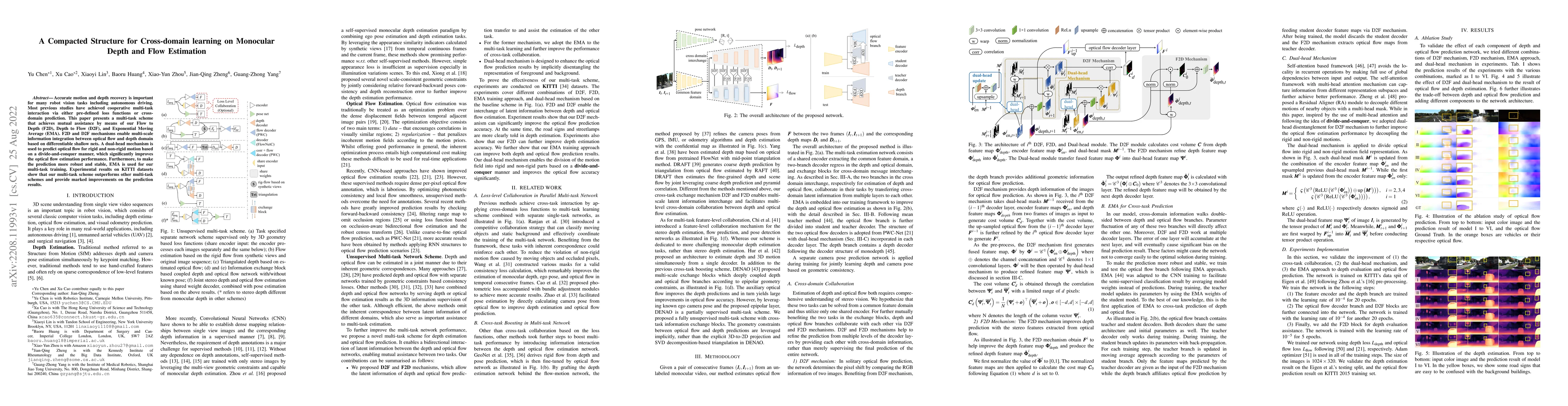 Thumbnail for A Compacted Structure for Cross-domain learning on Monocular Depth and
  Flow Estimation