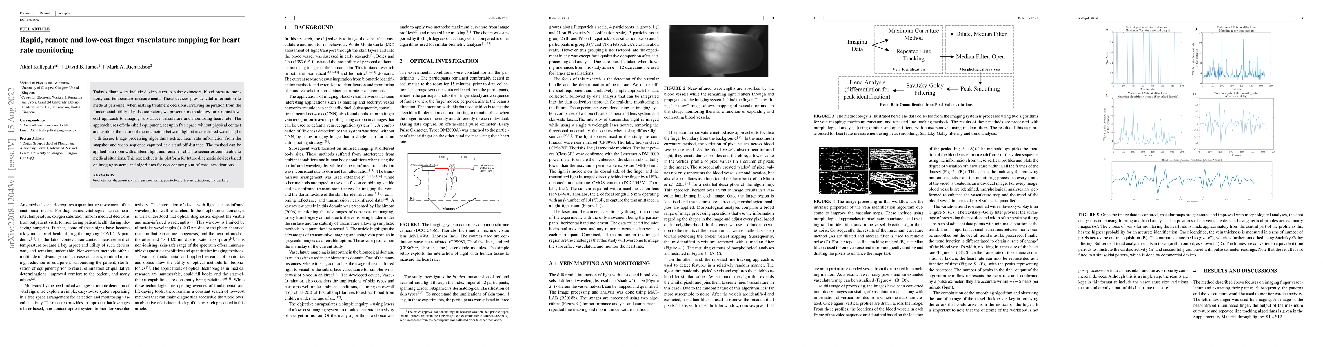 Thumbnail for Rapid, remote and low-cost finger vasculature mapping for heart rate
  monitoring