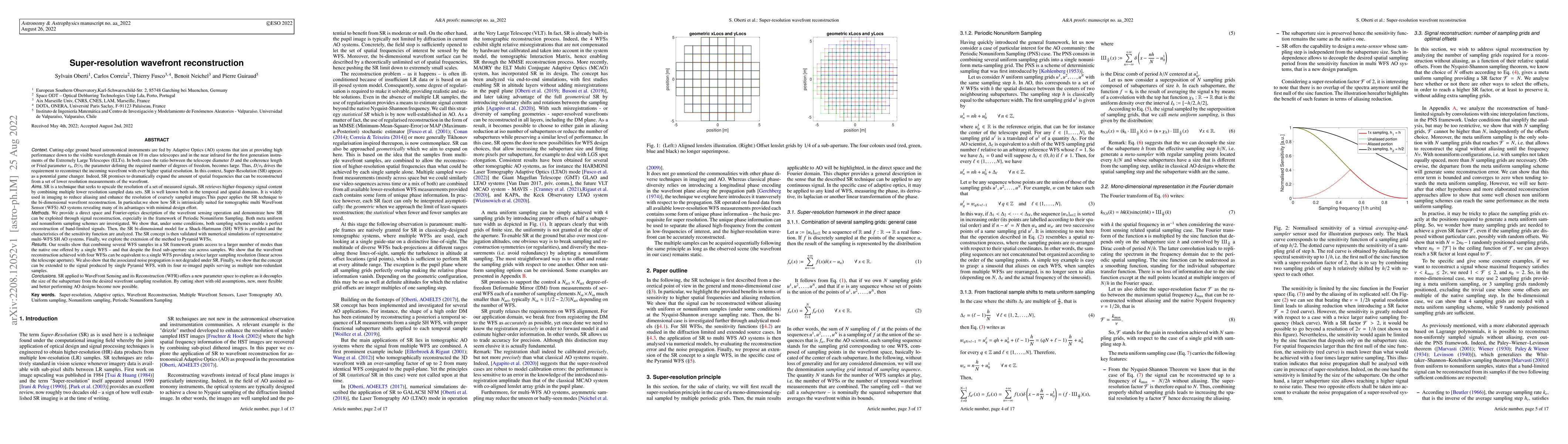 Thumbnail for Super-resolution wavefront reconstruction