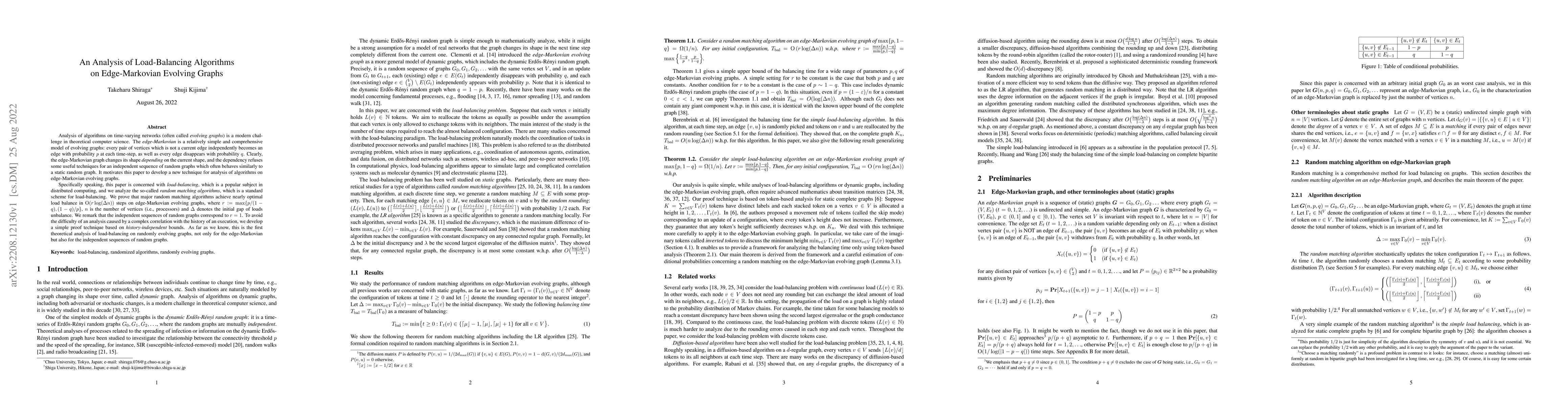 Thumbnail for An analysis of load-balancing algorithms on edge-Markovian evolving
  graphs