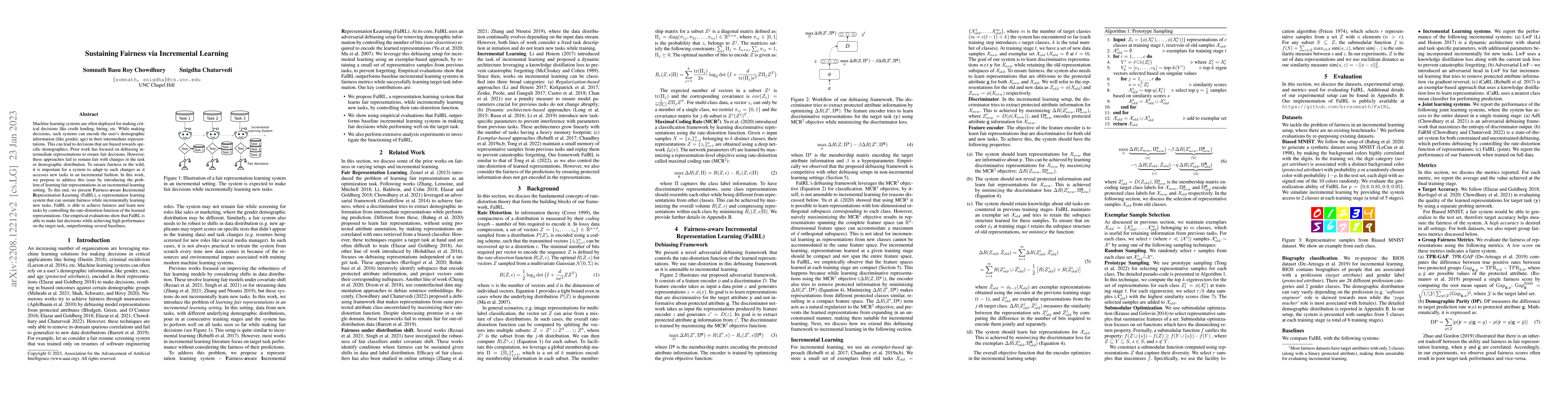 Thumbnail for Sustaining Fairness via Incremental Learning