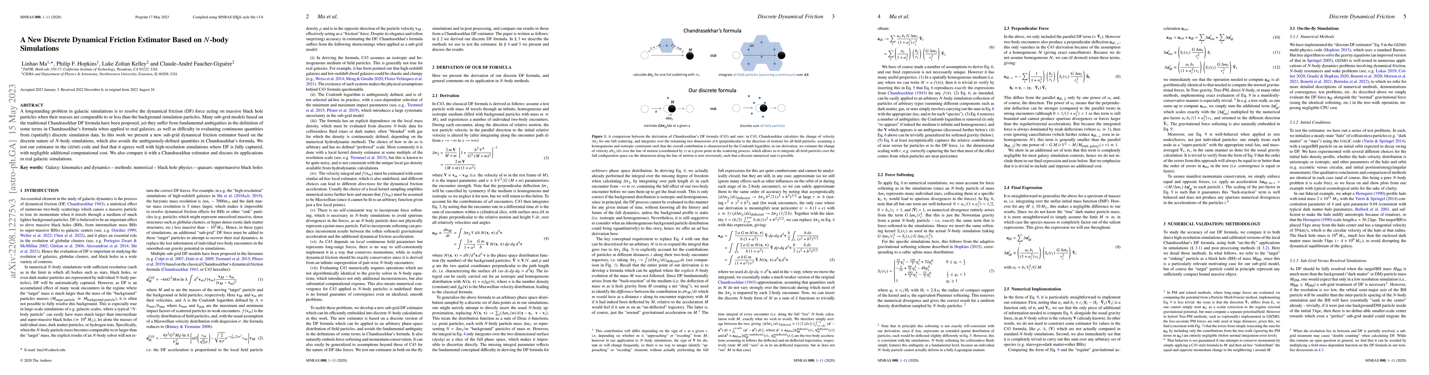 Thumbnail for A New Discrete Dynamical Friction Estimator Based on $N$-body
  Simulations