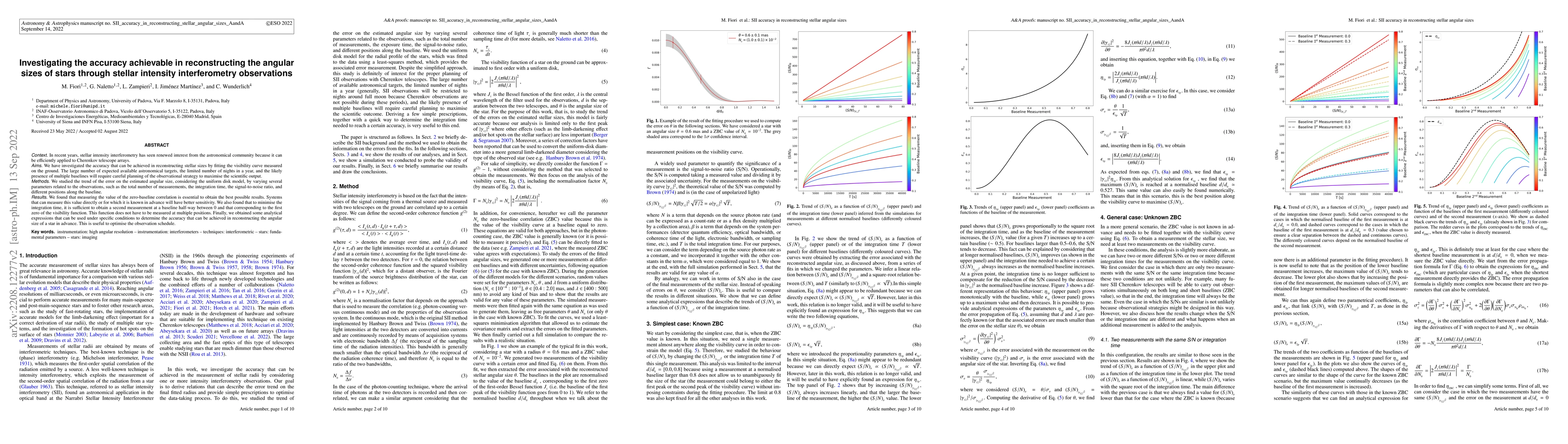 Thumbnail for Investigating the accuracy achievable in reconstructing the angular
  sizes of stars through stellar intensity interferometry observations