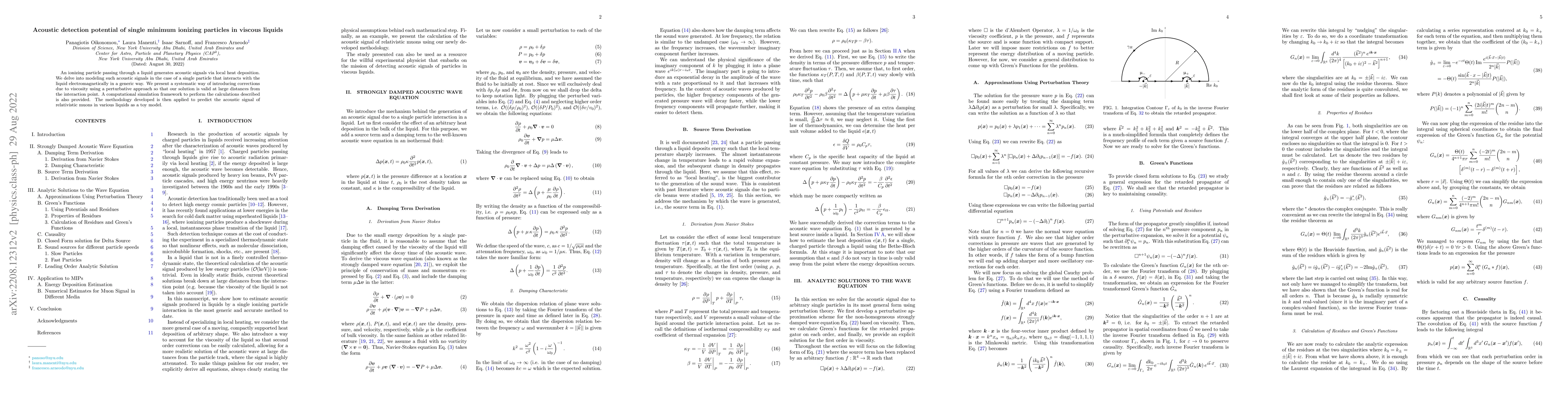 Thumbnail for Acoustic detection potential of single minimum ionizing particles in
  viscous liquids