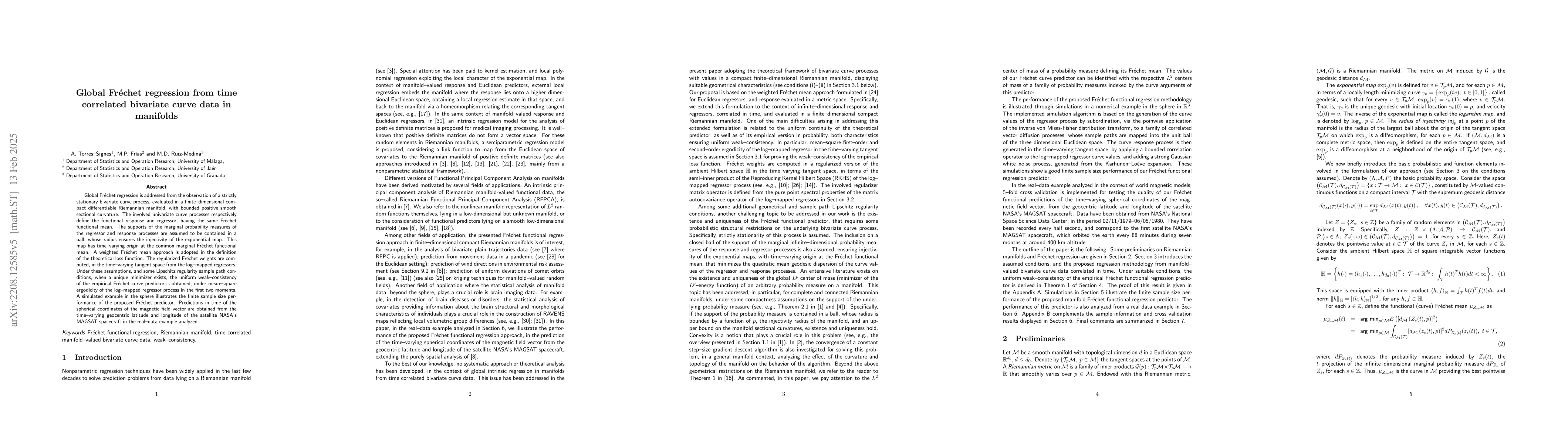 Thumbnail for Multivariate manifold-valued curve regression in time