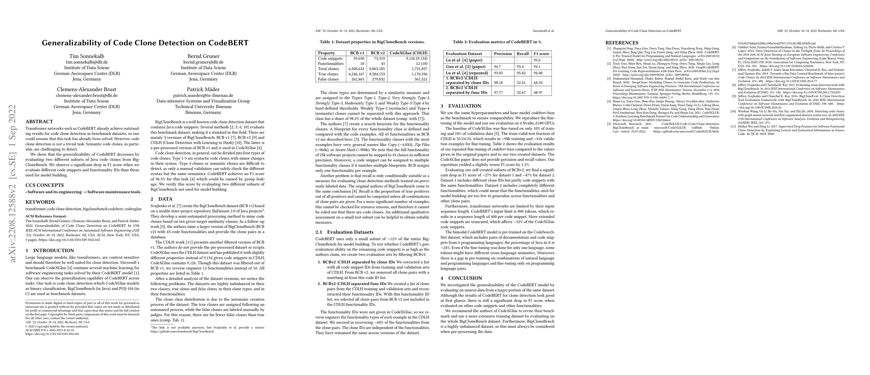 Thumbnail for Generalizability of Code Clone Detection on CodeBERT