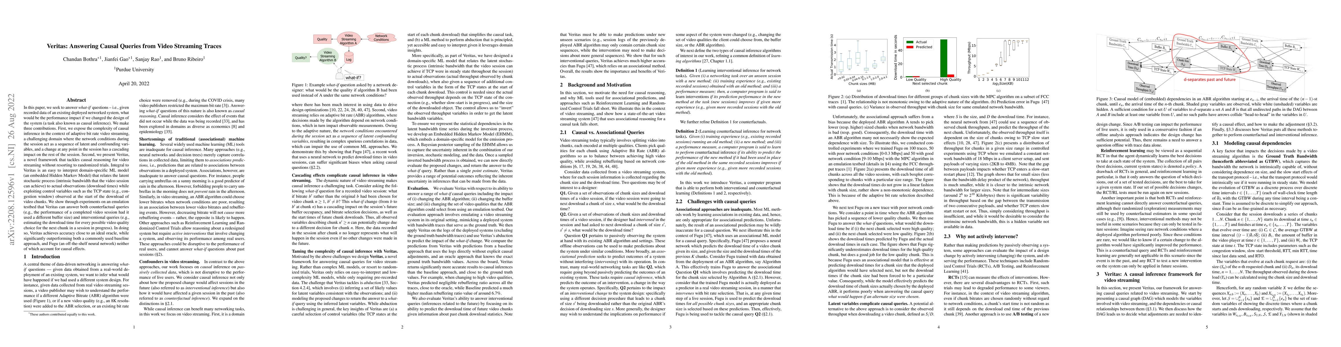 Thumbnail for Veritas: Answering Causal Queries from Video Streaming Traces