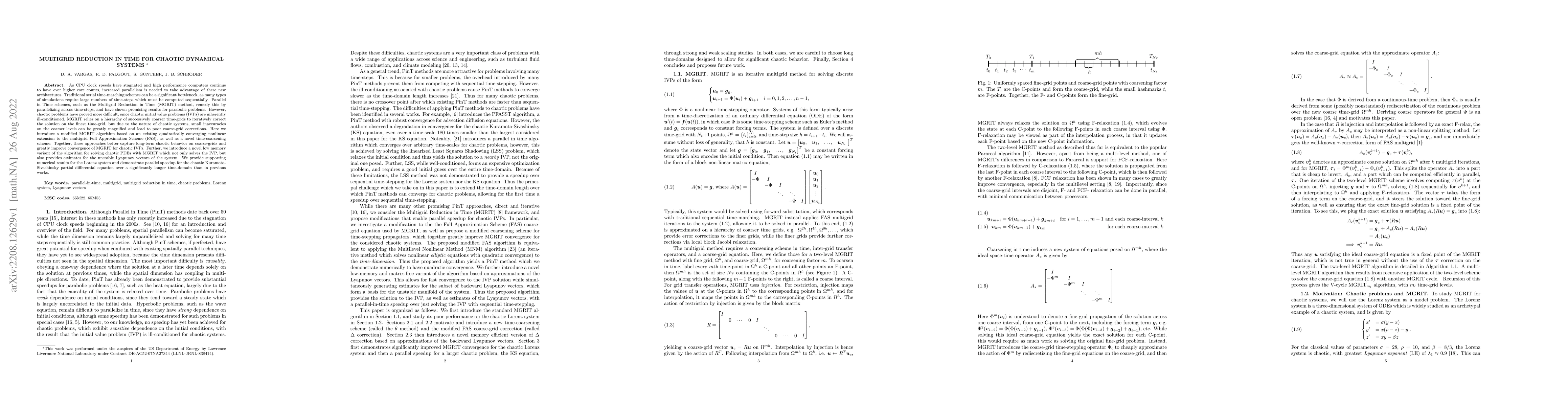 Thumbnail for Multigrid Reduction in Time for Chaotic Dynamical Systems