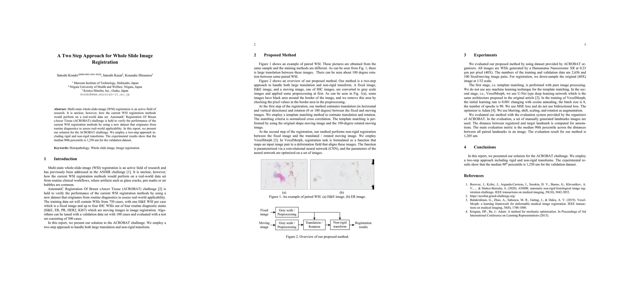 Thumbnail for A Two Step Approach for Whole Slide Image Registration